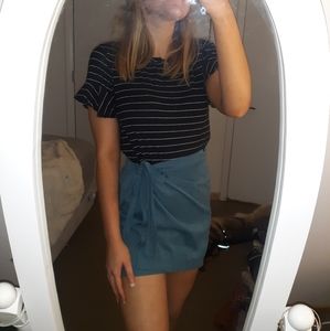 Blue skirt